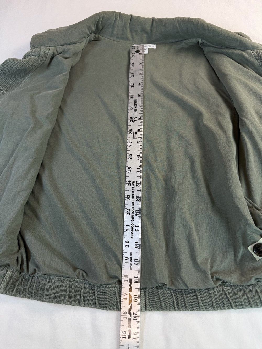 James Perse Olive Green Utility Jacket - Picture 10 of 12